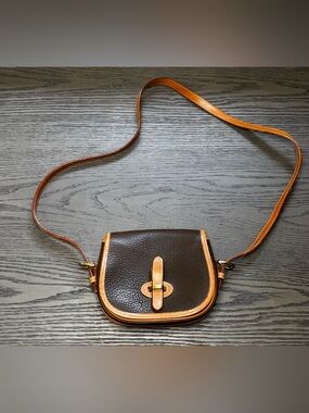 Vintage Dooney & Bourke AWL Mini Equestrian Bridle Saddle Crossbody USA Rare